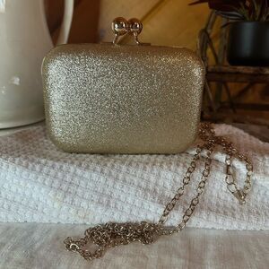 Elegant Gold Clutch Bag